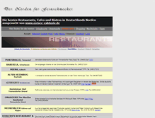 Tablet Screenshot of ostsee-restaurants.de